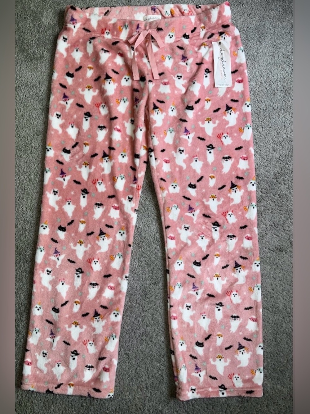 NWT Berkshire Ghosts Goth Party Plush Fleece Lounge Pants L